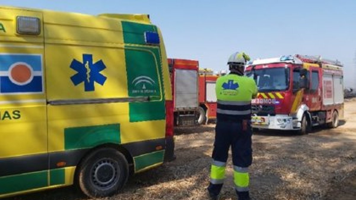 Imagen de archivo de una intervención de Bomberos en un accidente.