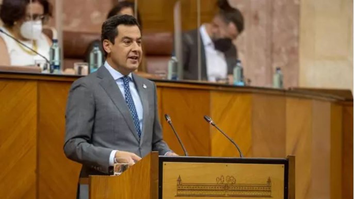 El presidente de la Junta de Andalucía, Juanma Moreno.