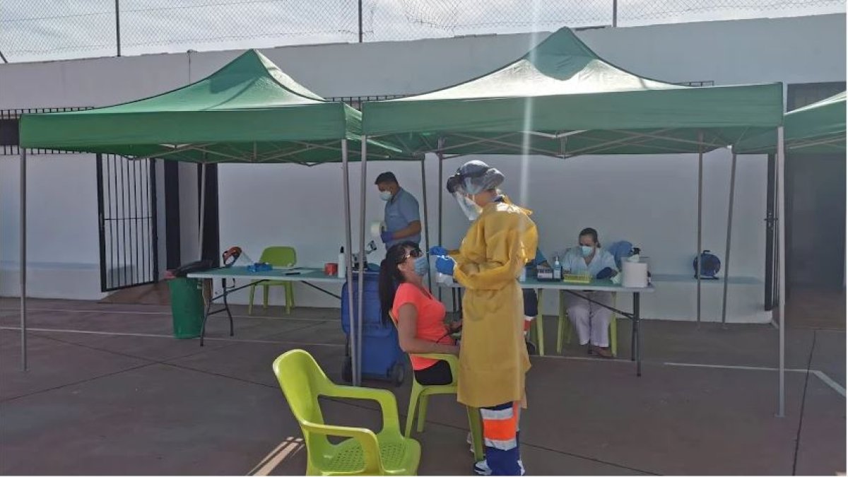 Imagen de un cribado realizado en la provincia de Almería.