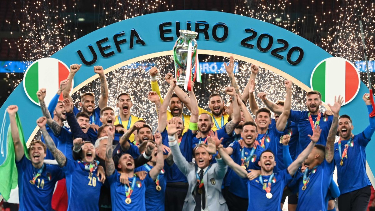 Italia celebra su segunda Eurocopa.