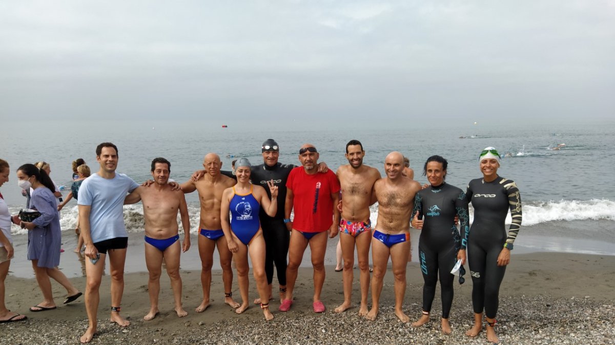El equipo del Bahía de Almería al completo.