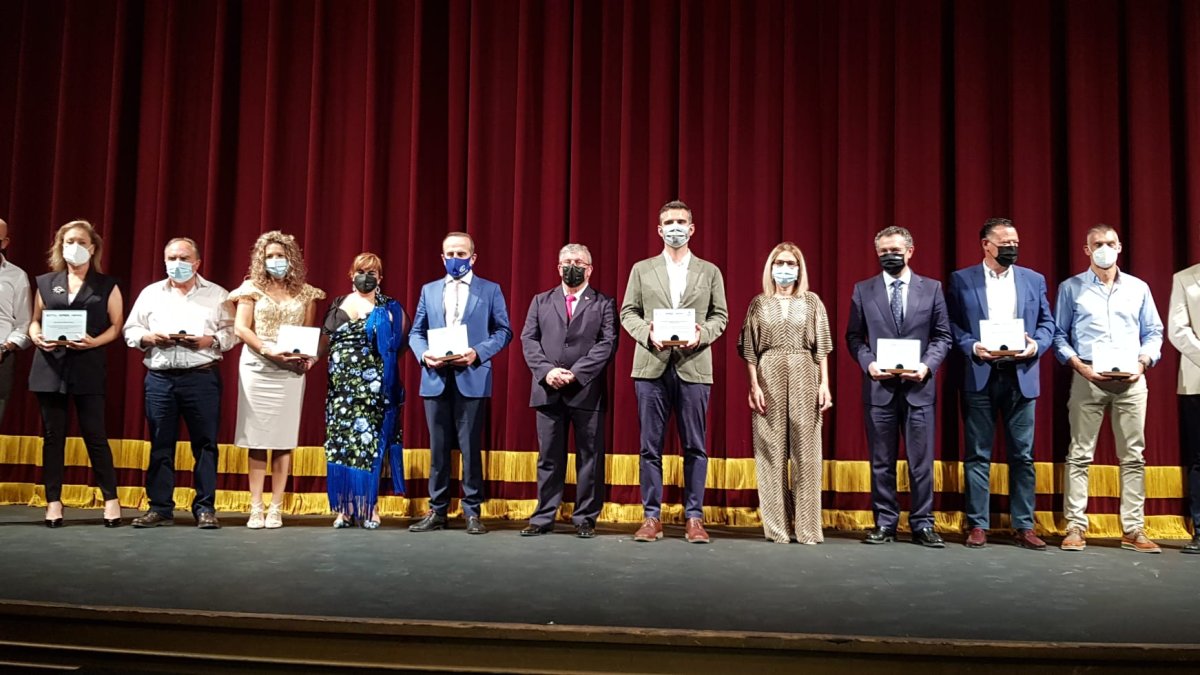Galardonados en la gala del Día Internacional de Cooperativismo.