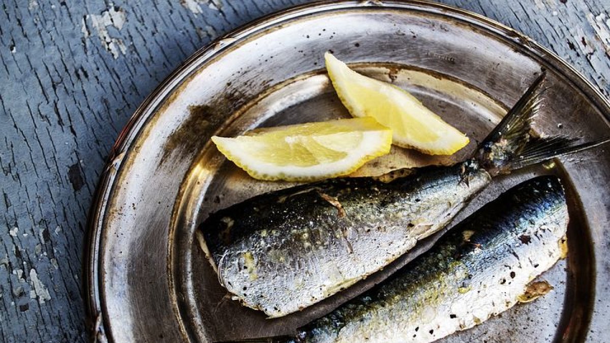 Hoy, para comer, sardinas a la plancha.