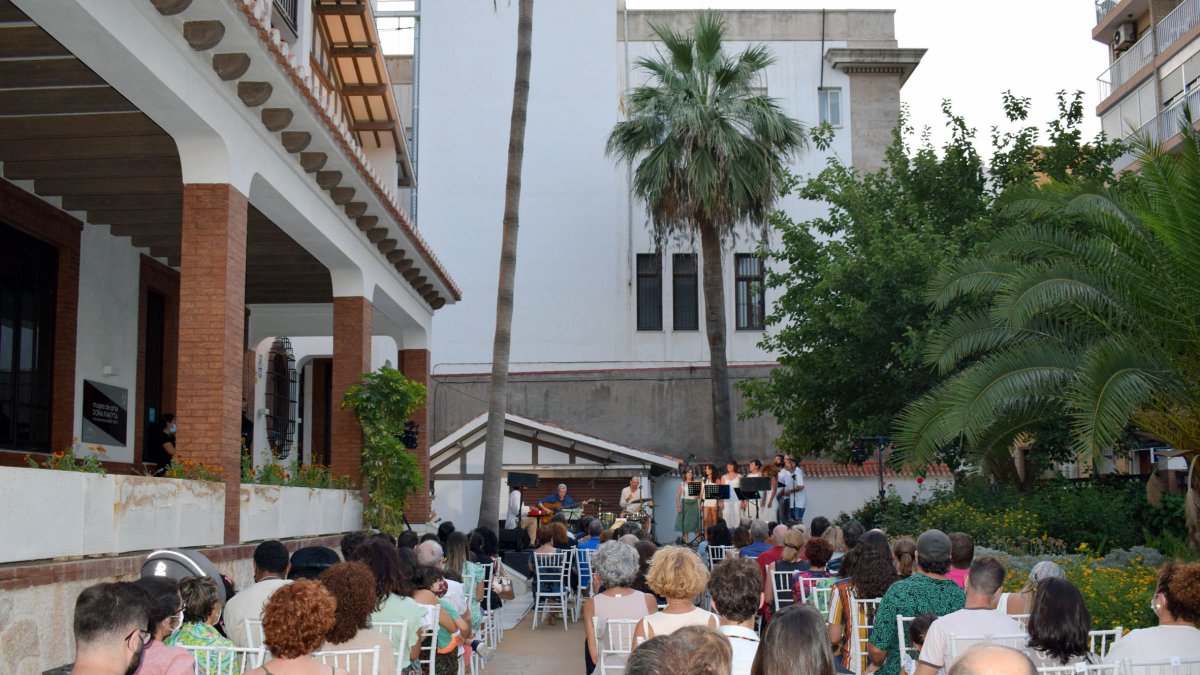 Uno de los conciertos en los jardines del museo