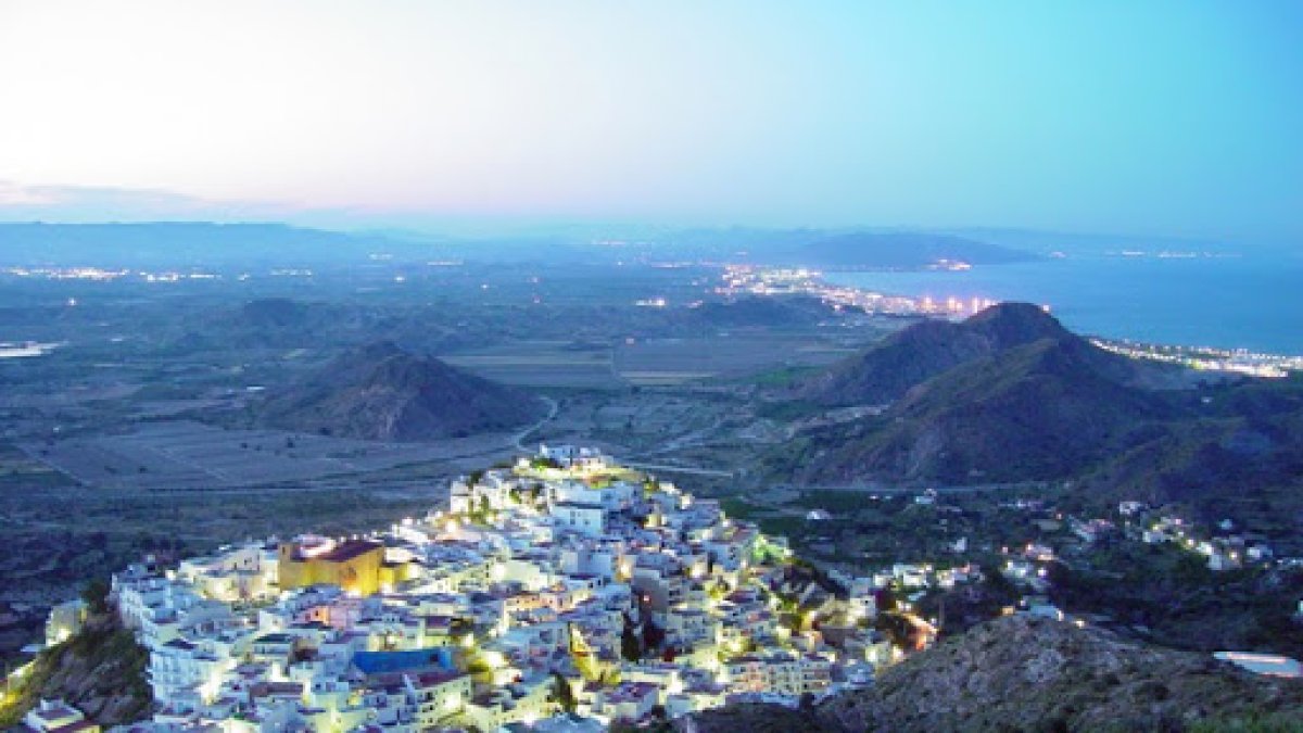 Vista aérea de Mojácar.