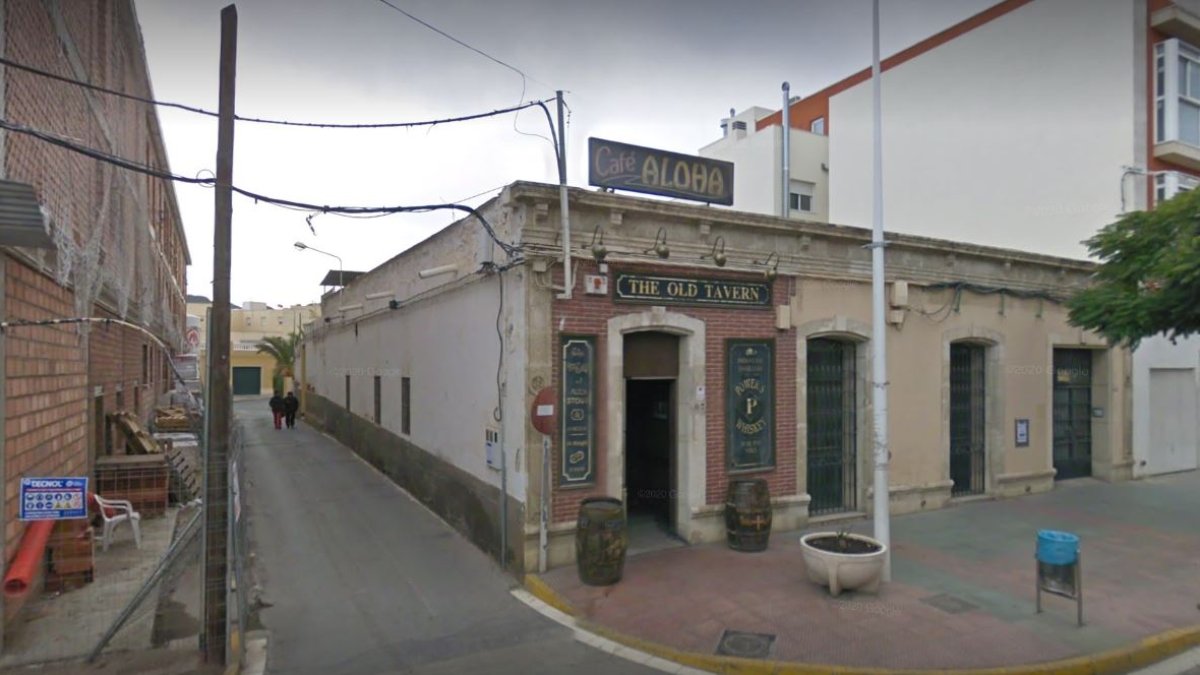 Lugar donde ocurrieron los hechos, en Benahadux.
