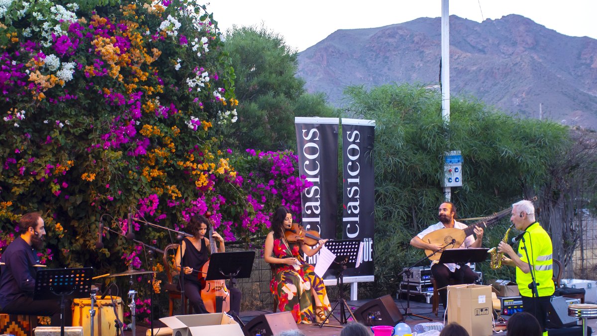 Una de las actuaciones en la Plaza del Tenis.