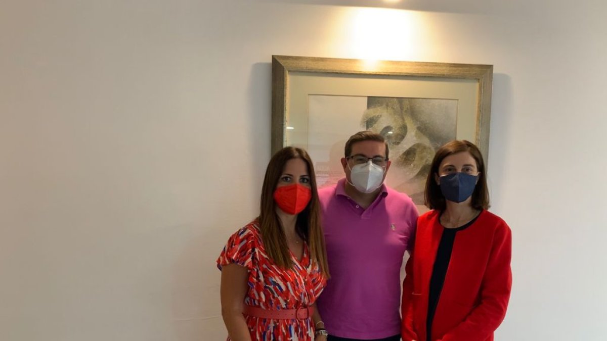 Desde la izquierda, Plaza, Ayala y Navarro.