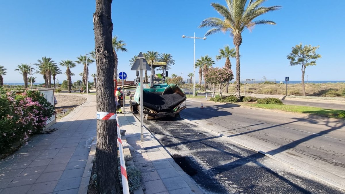 Nuevo tramo de carril bici en la capital.