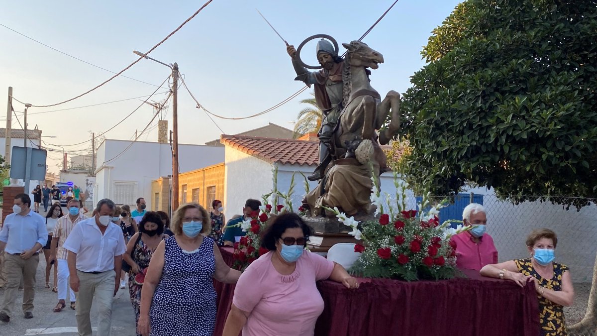 Procesión de Santiago Apostol en el Pozo de la Higuera.
