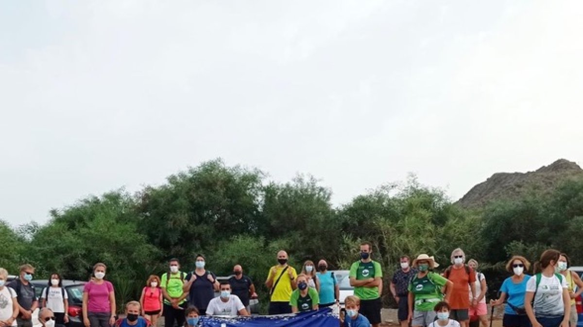 Participantes en la ruta.