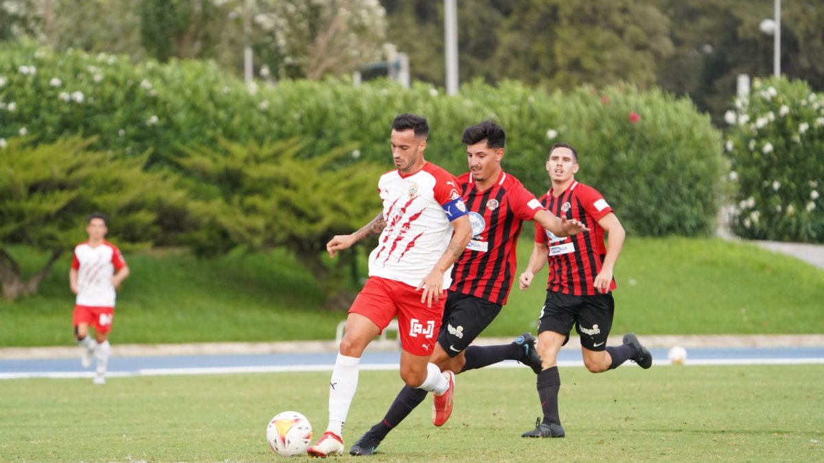 Lazo en el partido ante el Pulpileño.