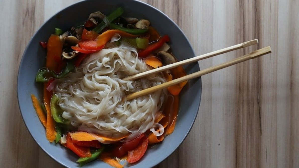 Los noodles, una opción asiática para la hora de la comida.