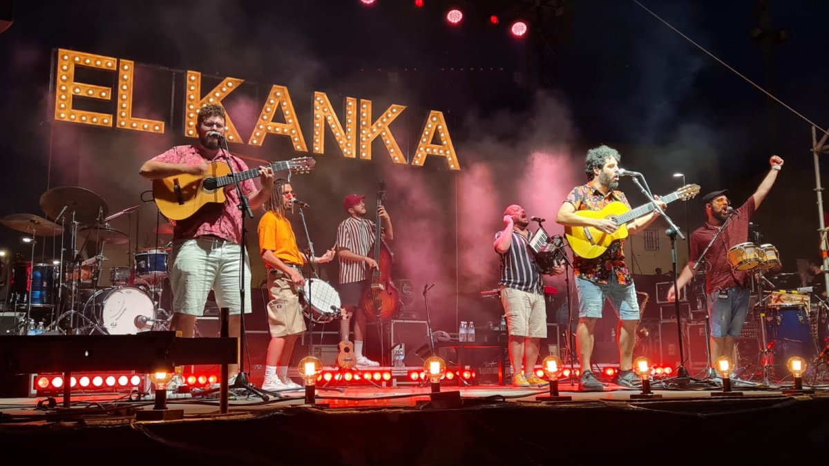 Una de las actividades organizadas fue el concierto de El Kanka