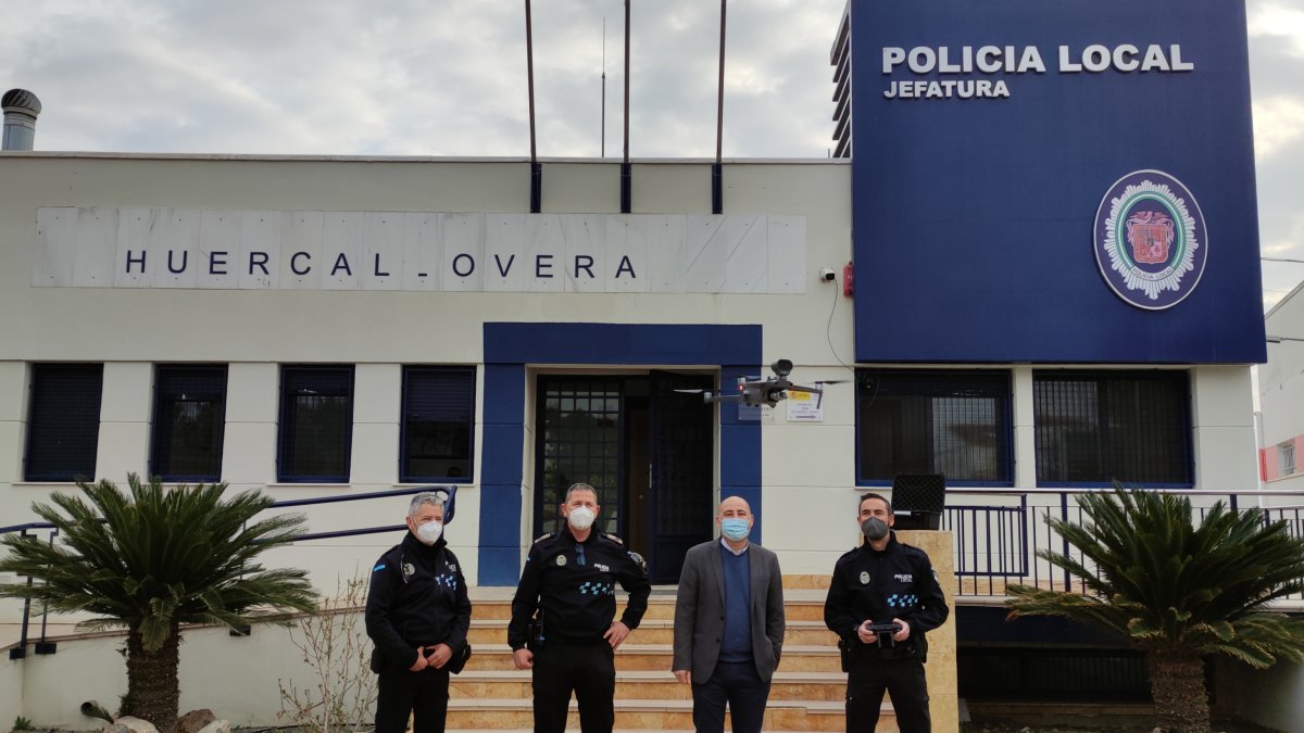 El dron de la policía ha sido utilizado durante la búsqueda.