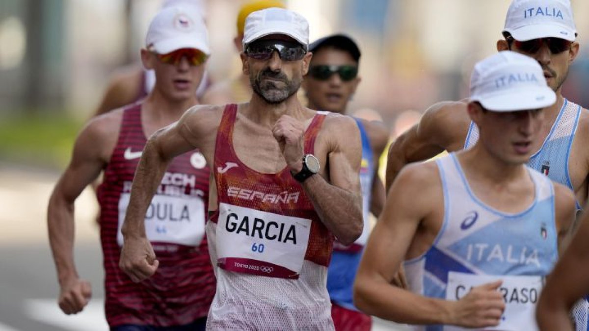 Chuso García Bragado, de 51 años, en sus últimos Juegos.