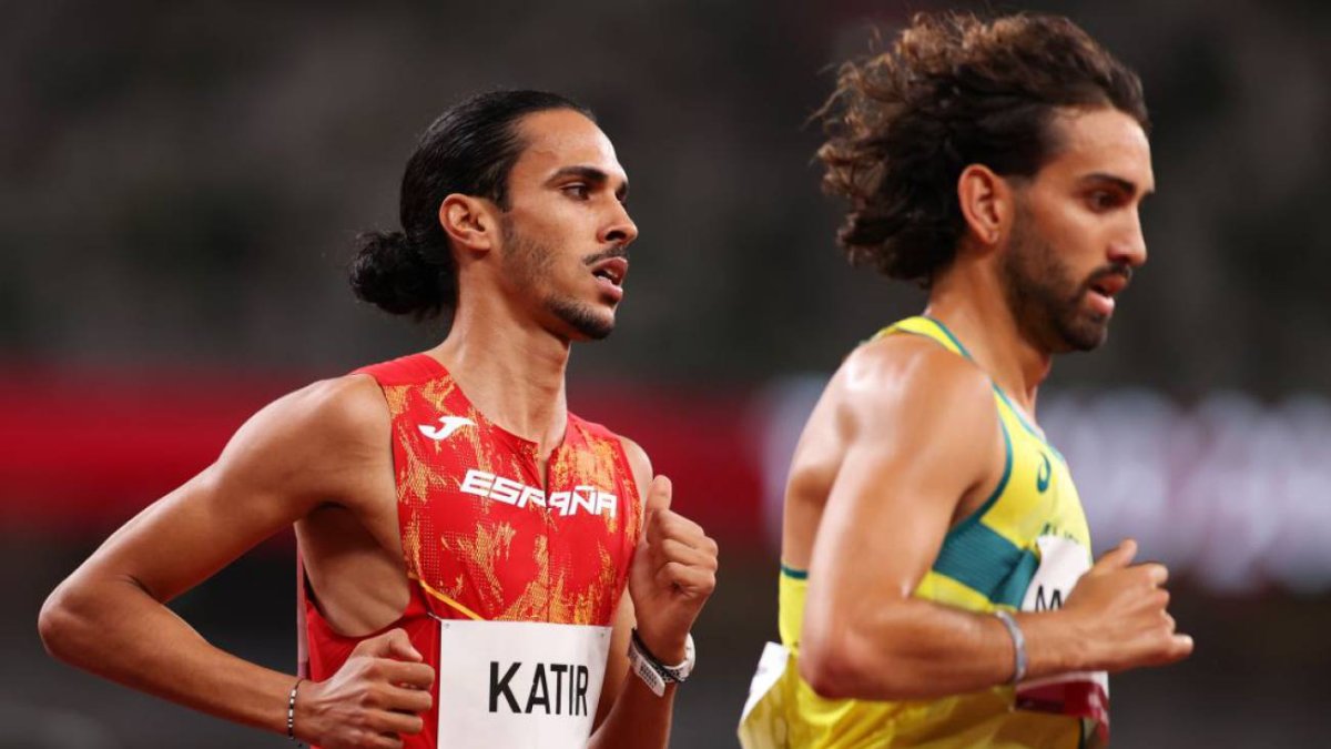 Mohamed Katir en los Juegos Olímpicos de Tokio.