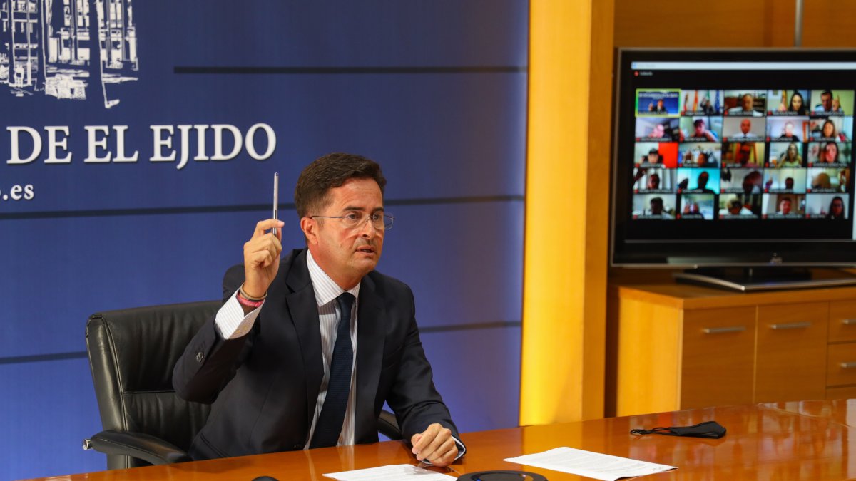 El Pleno Ordinario en el cual se presentaron los presupuestos transcurrió de manera telemática.