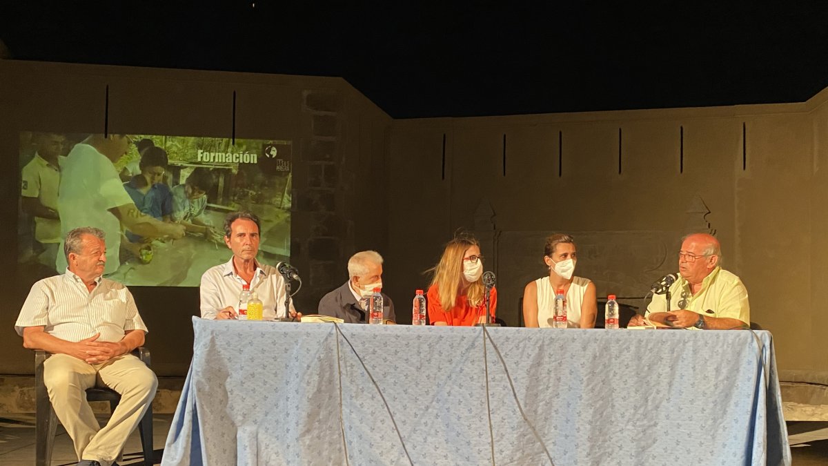 La presentación del libro estuvo conducida por el periodista Miguel Ángel Sánchez.