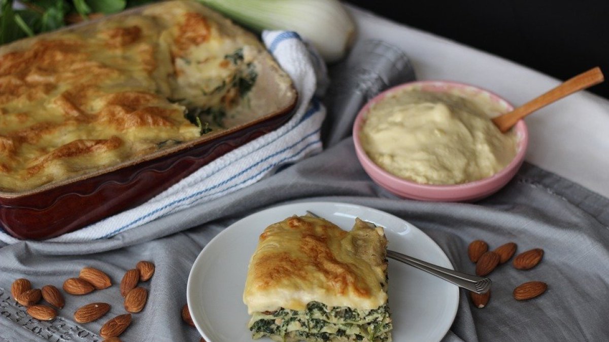 Lasaña de berenjena para comer hoy.