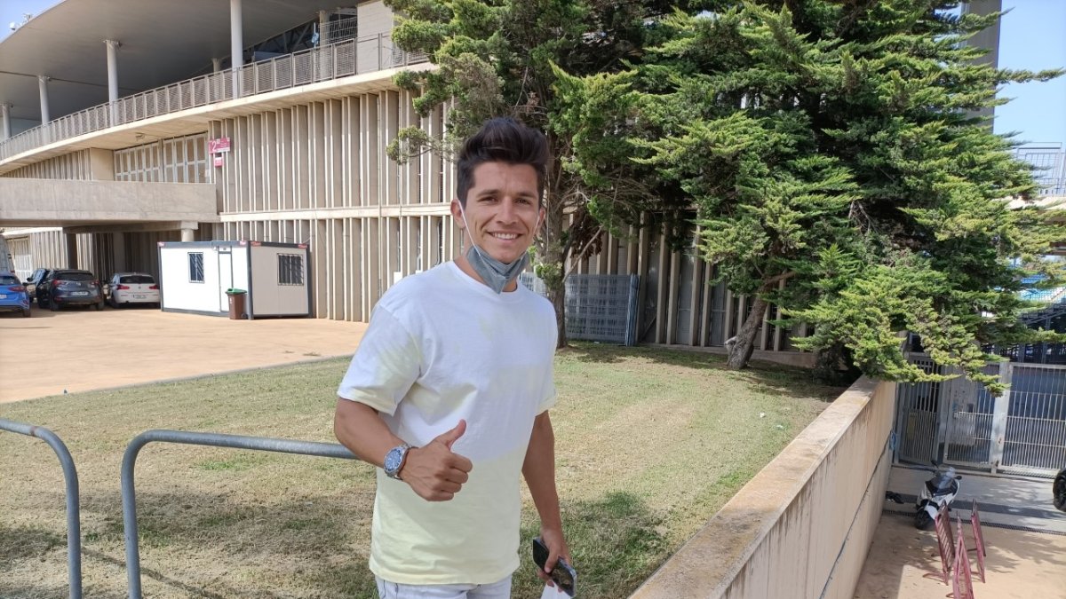 Juanjo Nieto espera debutar este viernes contra el Real Oviedo.