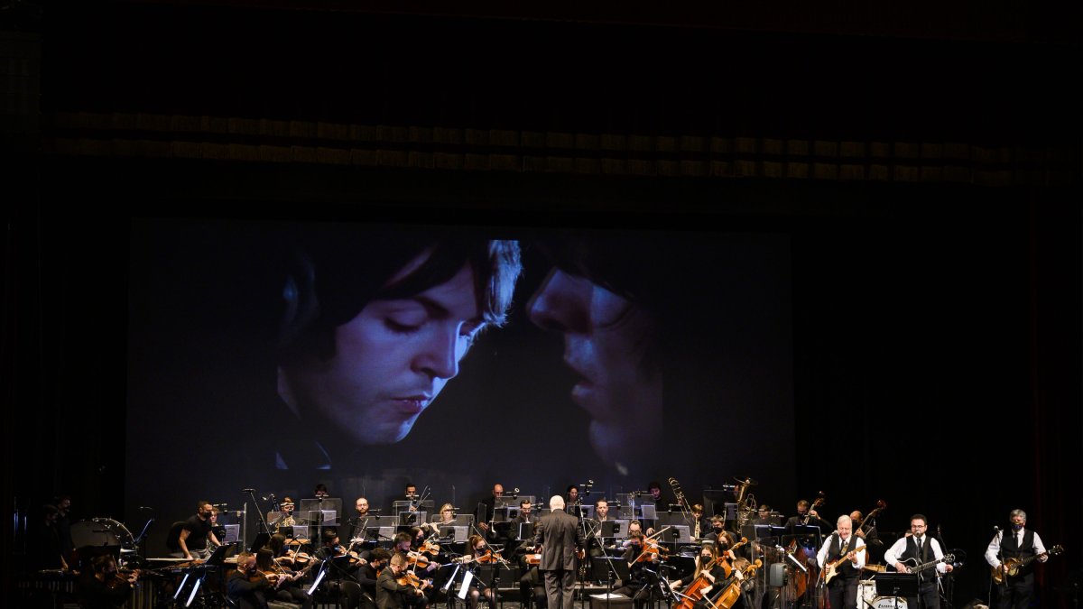 Concierto ‘Road to Liverpool de la Orquesta Ciudad de Almería el pasado noviembre de 2020.