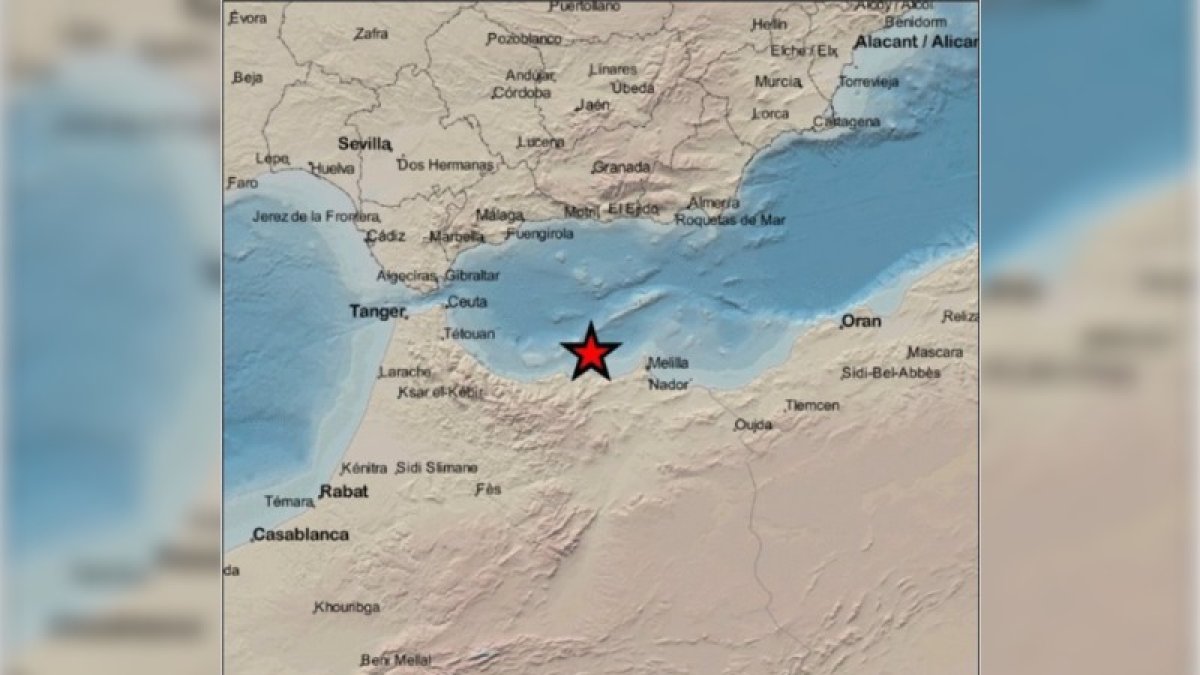 Sismo de baja intensidad en la serie de Alborán.