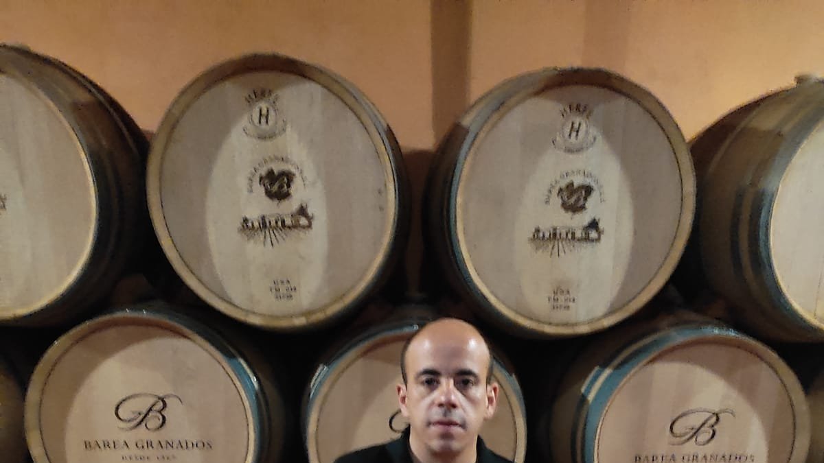 Manuel Barea Granados, propietario de la Bodega Barea Granados.