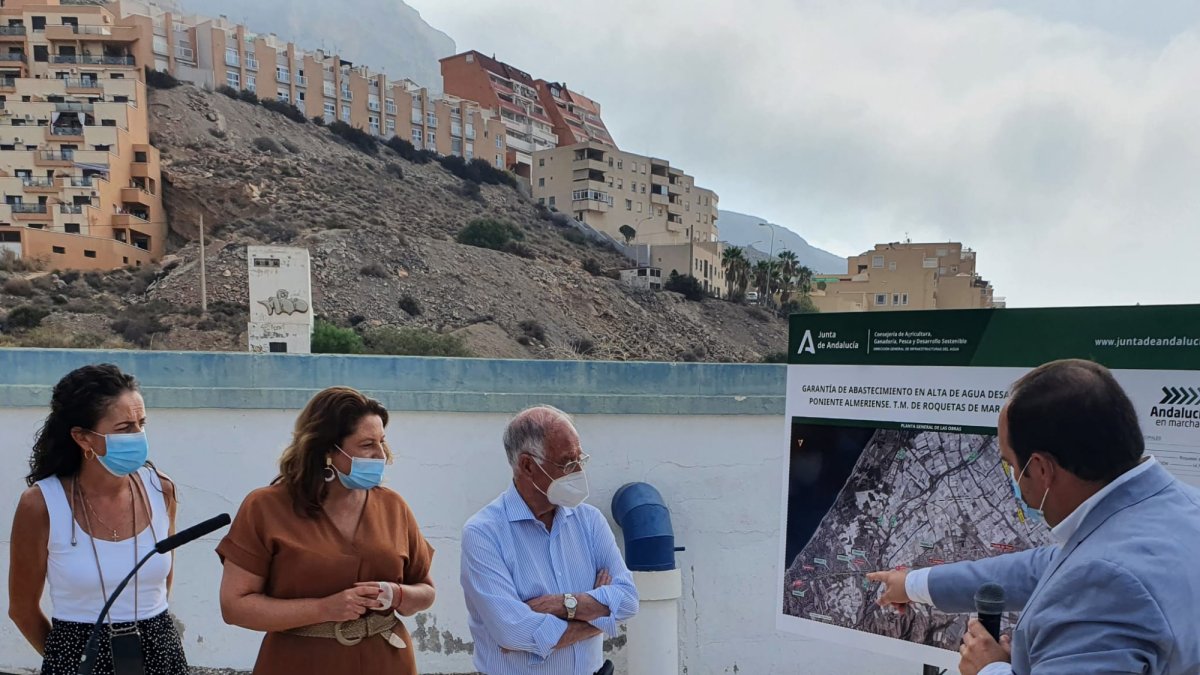 Acto en el que se anuncia la licitación de obras antes de 2021.