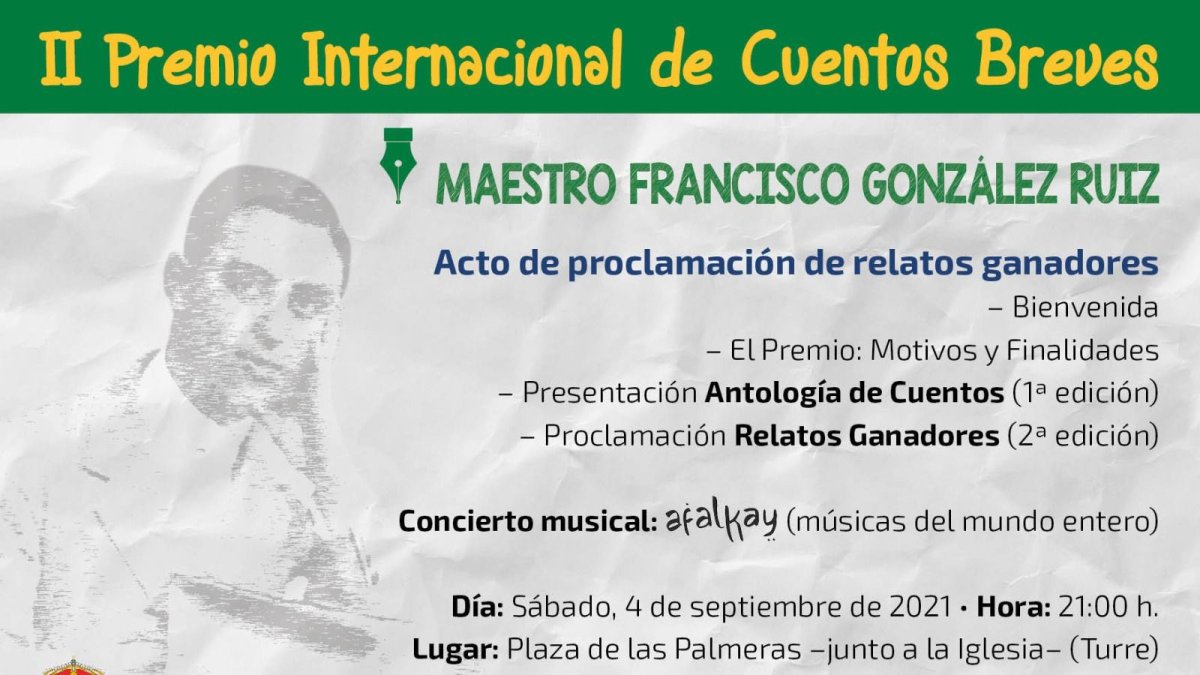 Presentación del Premio Internacional de Cuentos Breves.