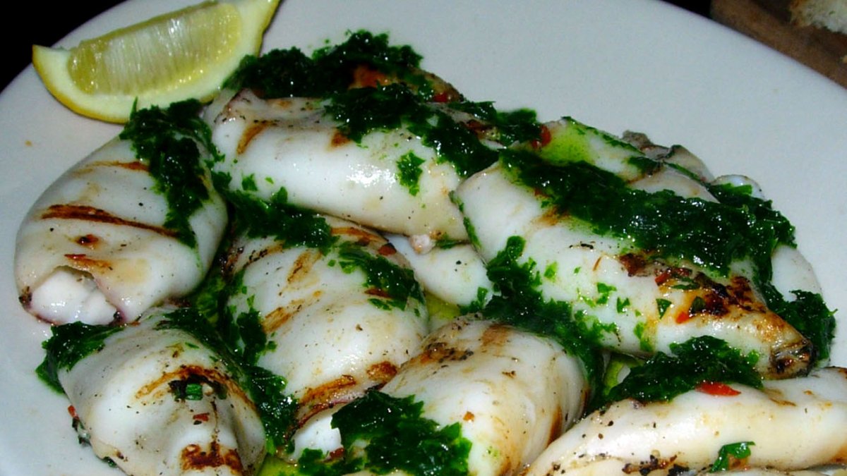 Calamares a la plancha.