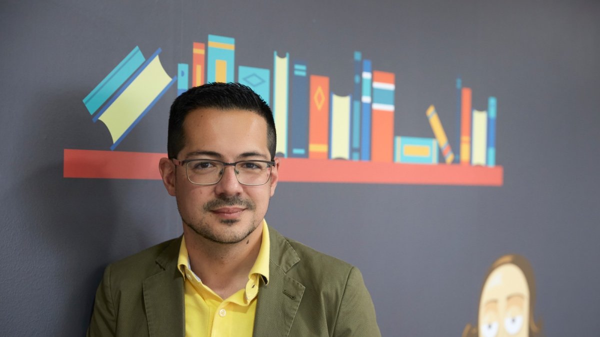 Alberto Cerezuela, fundador de Editorial Círculo Rojo. Foto: José Ortiz Fotógrafos