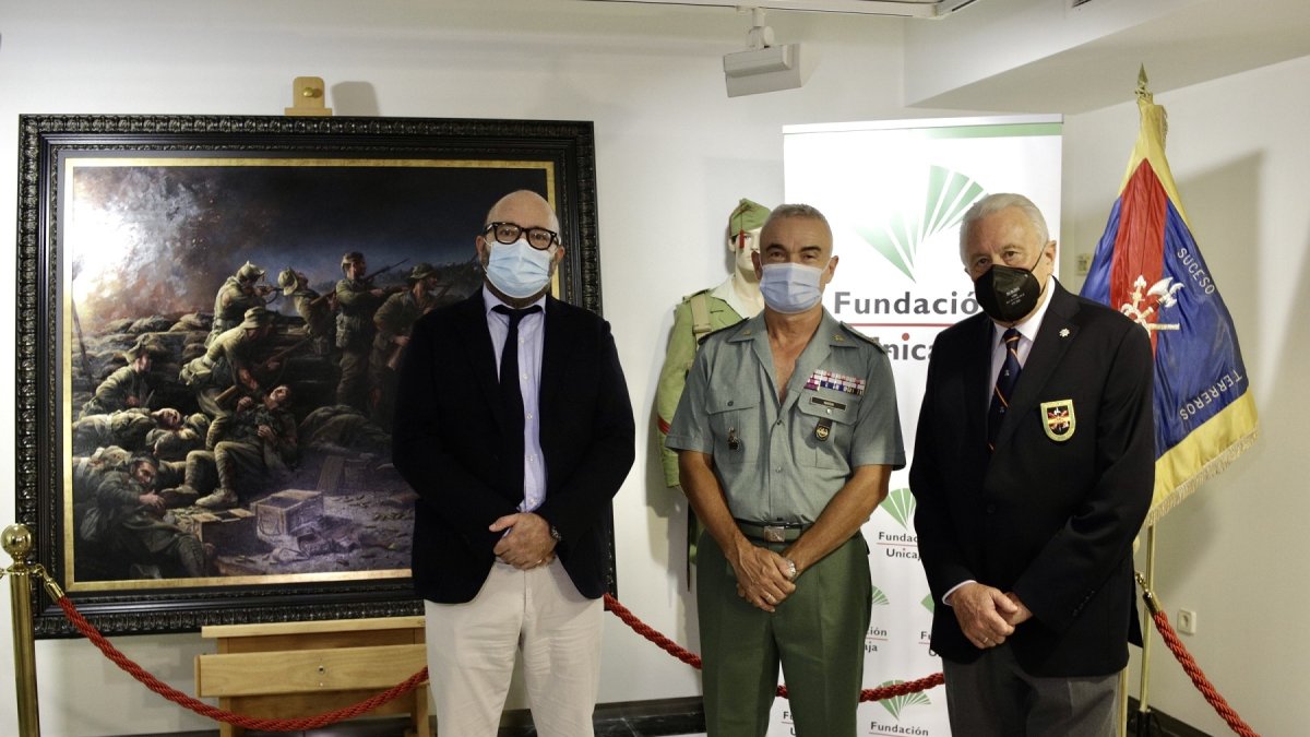 Augusto Ferrer-Dalmau pintó este cuadro conmemorativo con motivo de la celebración del centenario de La Legión española.