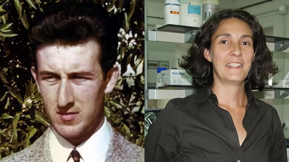 El escritor Manuel Siles y su hija, Mar Siles.