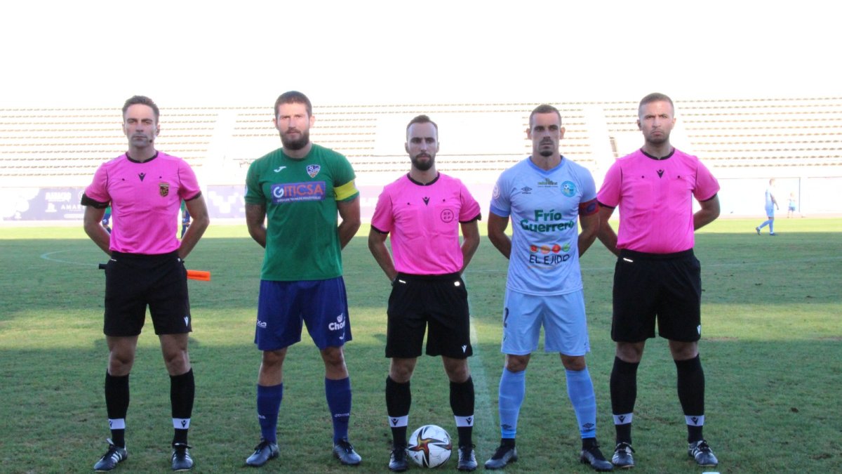 El capitán celeste en el partido de la 1ª jornada.