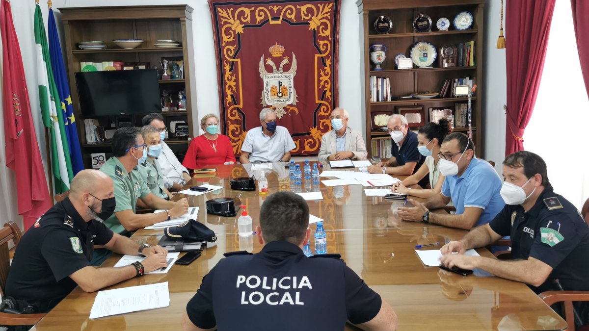 Junta Local de Seguridad en Vera.