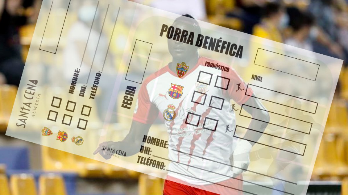 Porra benéfica con los partidos del Almería, el Real Madrid y el Barcelona.