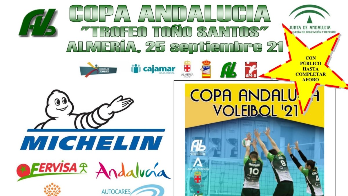 El cartel de la Copa de Andalucía que se disputa este sábado.