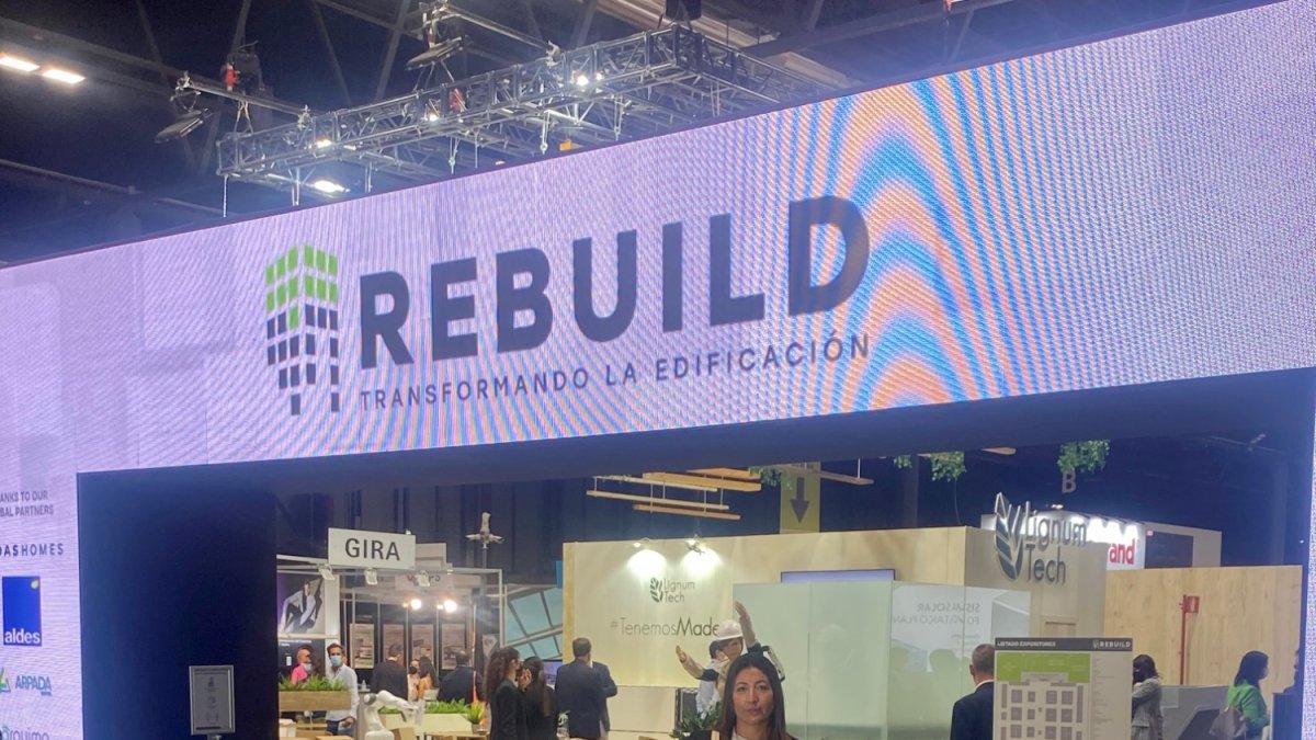 La interiorista Marisa Cuadrado en la Feria Rebuild.