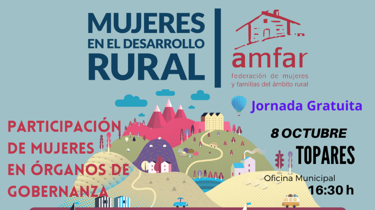 Cartel sobre la jornada organizada en Topares.