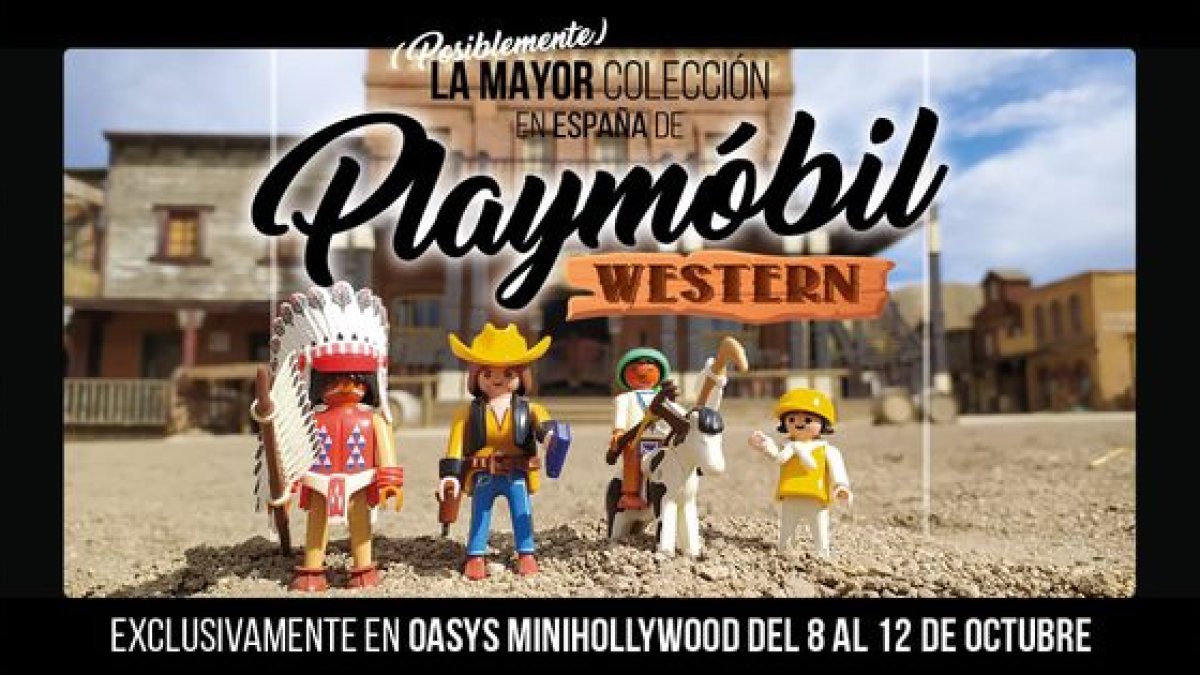 Los Clicks de Playmóbil llegan a Almería Western Festival.