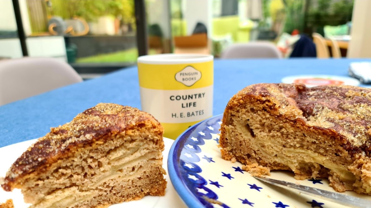 Bizcocho de manzana.