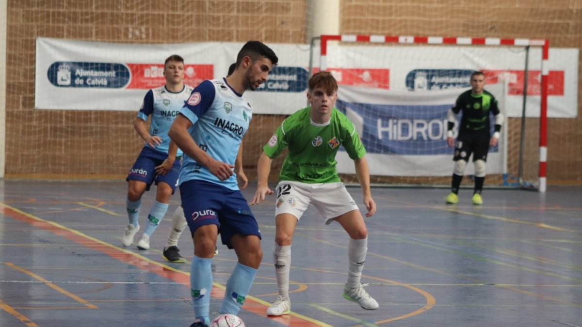 Los jugadores celestes lo intentaron hasta el final.