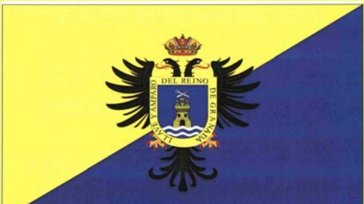 Bandera y escudo propuesto por el Ayuntamiento de Mojácar.