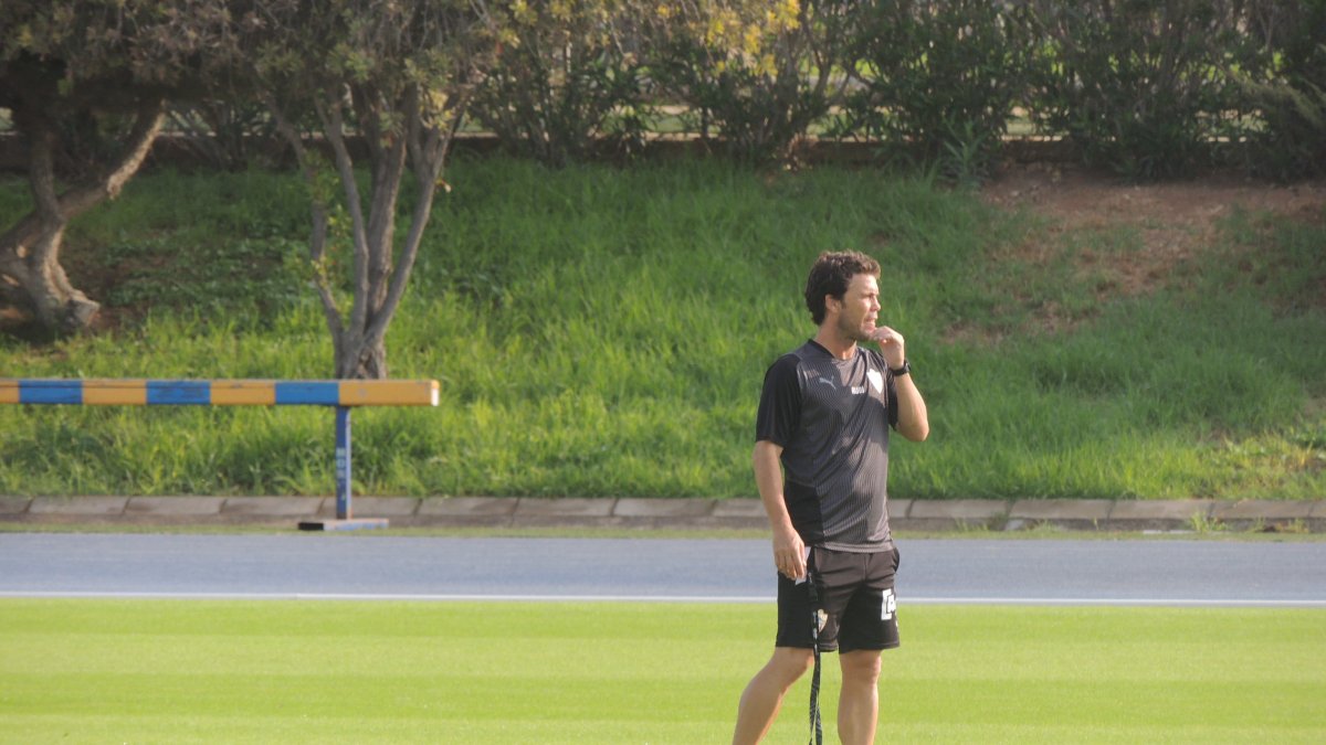 Rubi este martes en el campo Anexo.