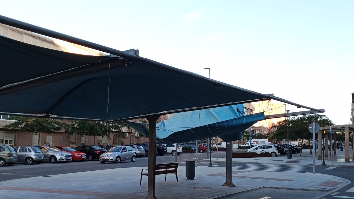 Foto de la parada de taxi de la Calle Santiago.
