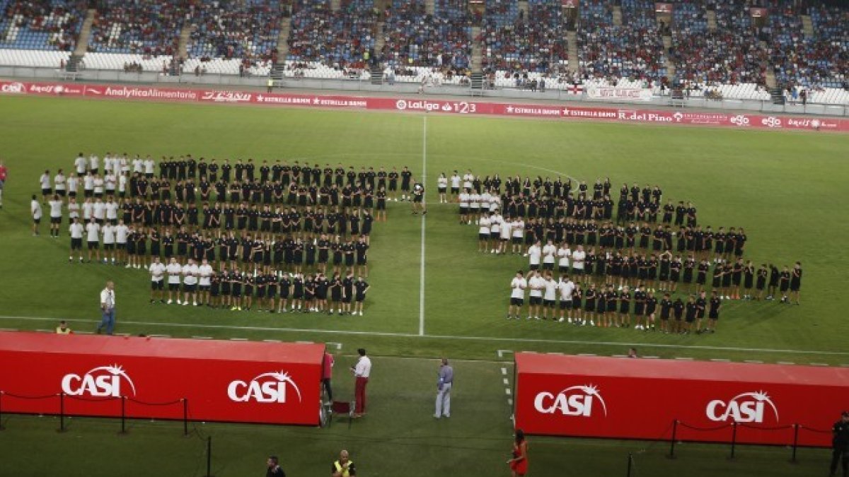 El Mediterráneo aplaudirá a los equipos de cantera en el descanso del duelo de este jueves.