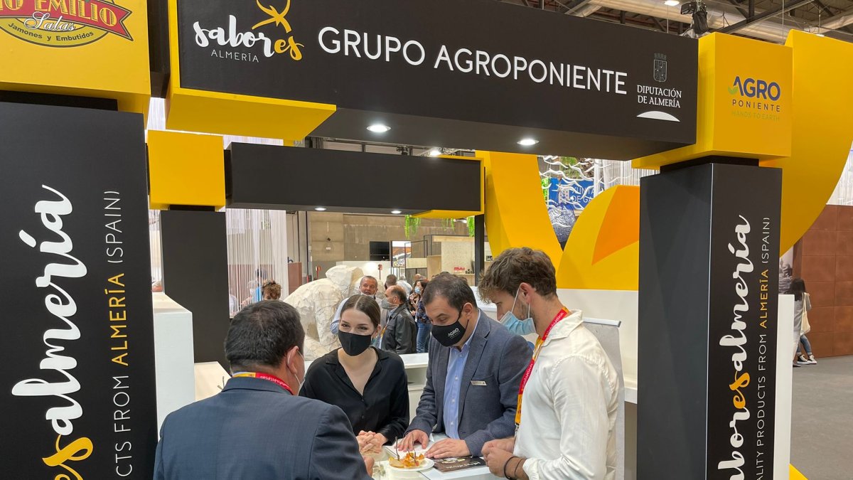 Stand de Agroponiente en Salón Gourmets.