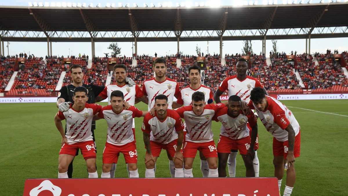 El once del Almería.