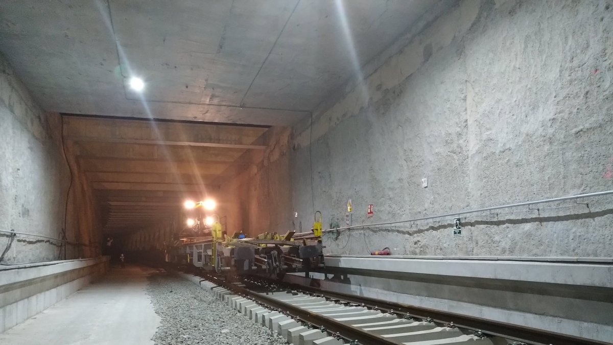 Túnel del soterramiento en El Puche.